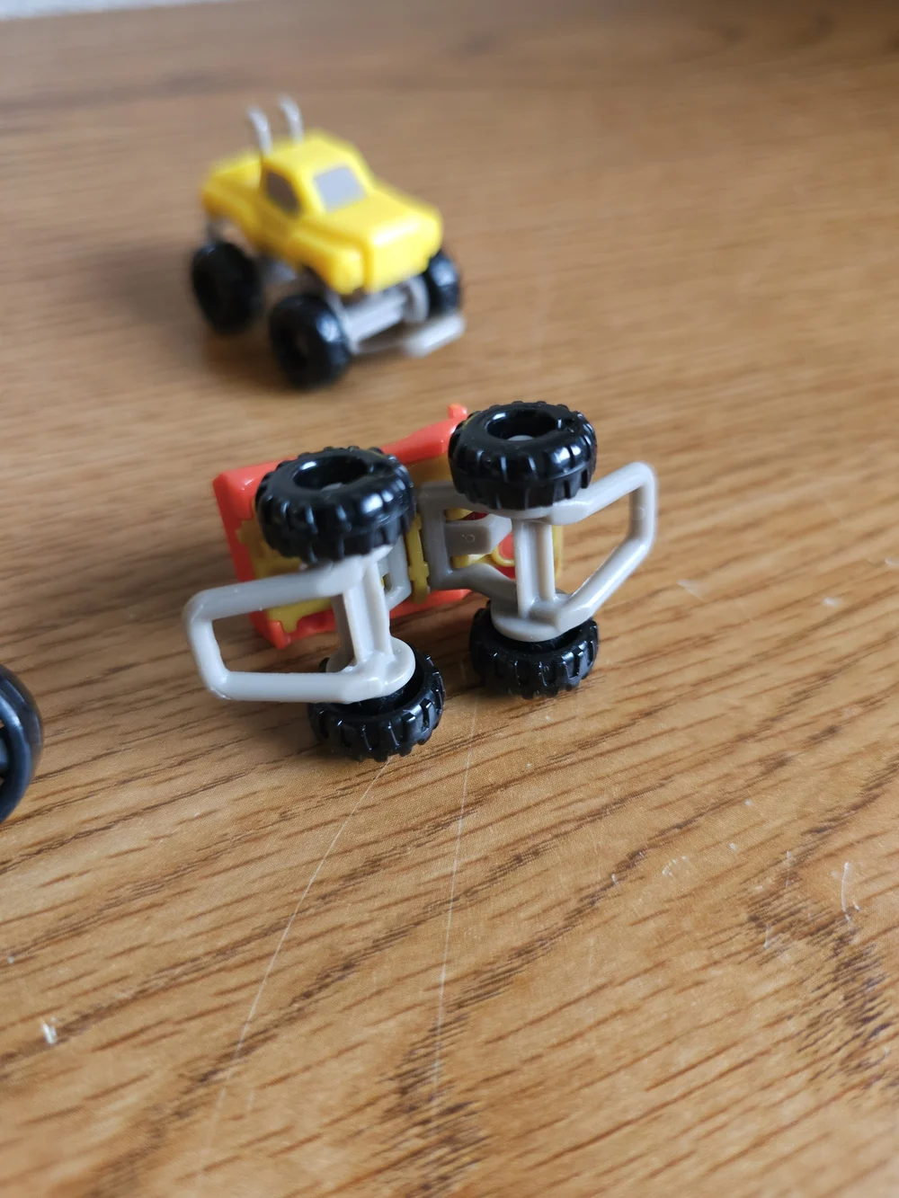 4/$10 Lot 3 Mini Trucks Motorcycle 1 Inch